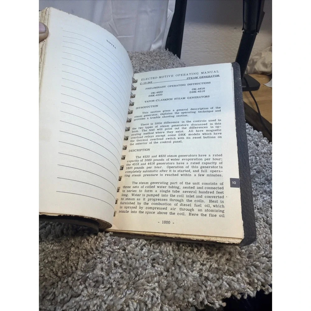 General Motors EMD F3 Locomotive Operating Manual No. 2308 1947 Black